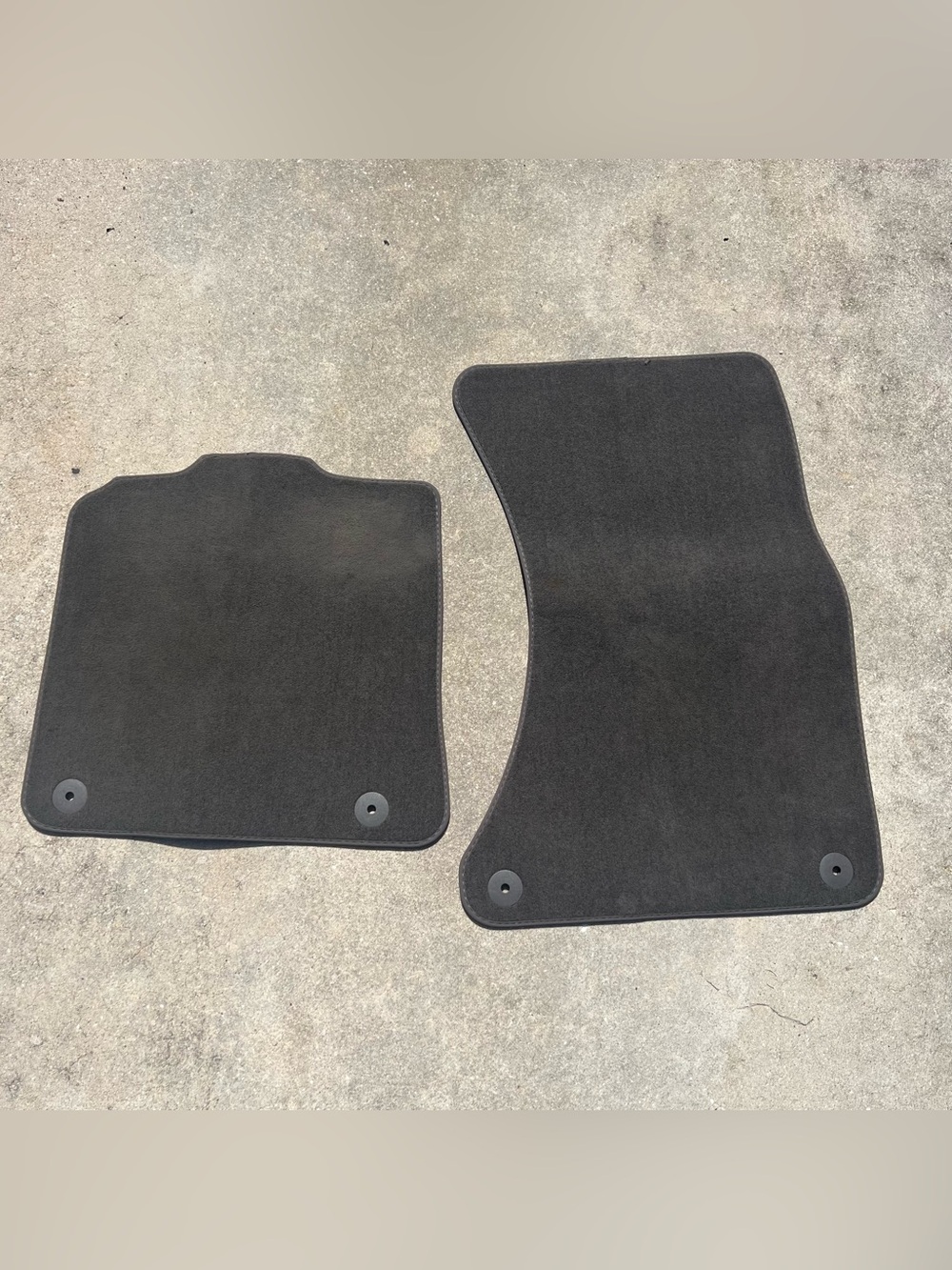 2009–2017 Audi Q5 SQ5 Front Driver/Pass Carpet Floor Mats Set OEM Truffle Beige